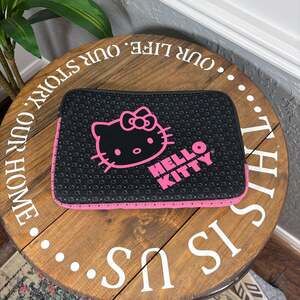 Hello Kitty Black and Pink Laptop Sleeve Case 12x8